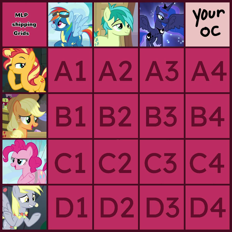 MLP fusion grids charts by GamerMlpArtist1 on DeviantArt
