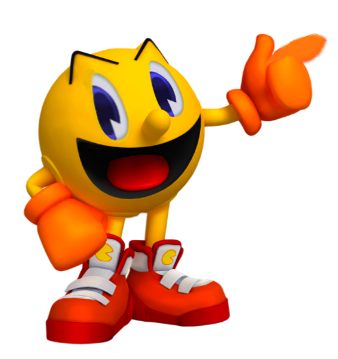 Patga Pac Man Renders Pac-Man pointing render(Party version) by SuperMarioManuel on DeviantArt