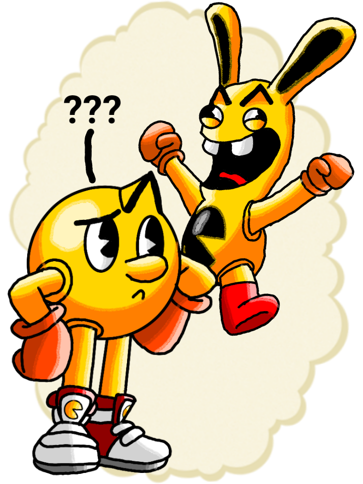 Pac-Man + Rabbids Village Battle by SuperMarioManuel on DeviantArt