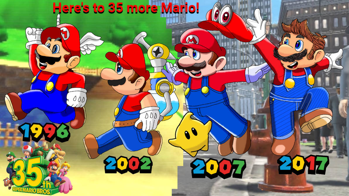 Super Mario 3D Timeline (Super Mario 35th) by SuperMarioManuel on ...