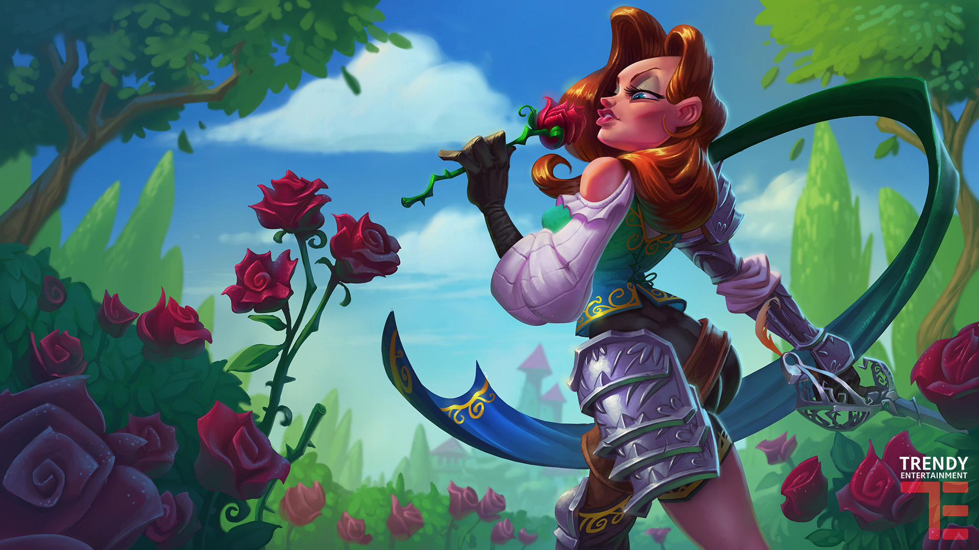 Dungeon Defenders 2 Countess Illustration