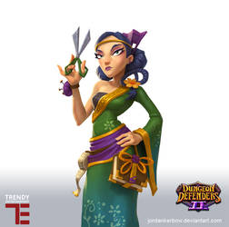 Dungeon Defenders 2 Costume shop Keeper