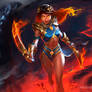 SMITE: Pele Mastery Splash art