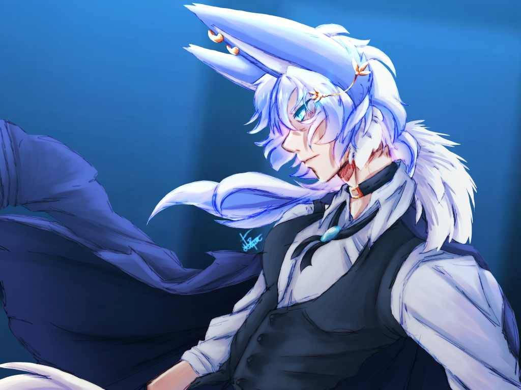 Abyss redesign / oc fanart by ItzReaperWolfson on DeviantArt