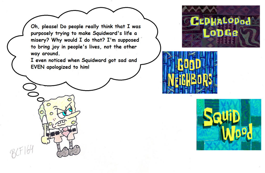 SpongeBob talking about some episodes #1