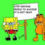 Spongebob and Garfield hates SJW