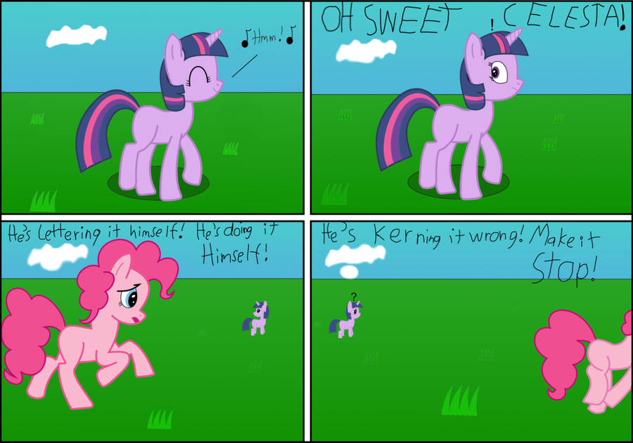 First Comic - The Lettering by razorsharpfang