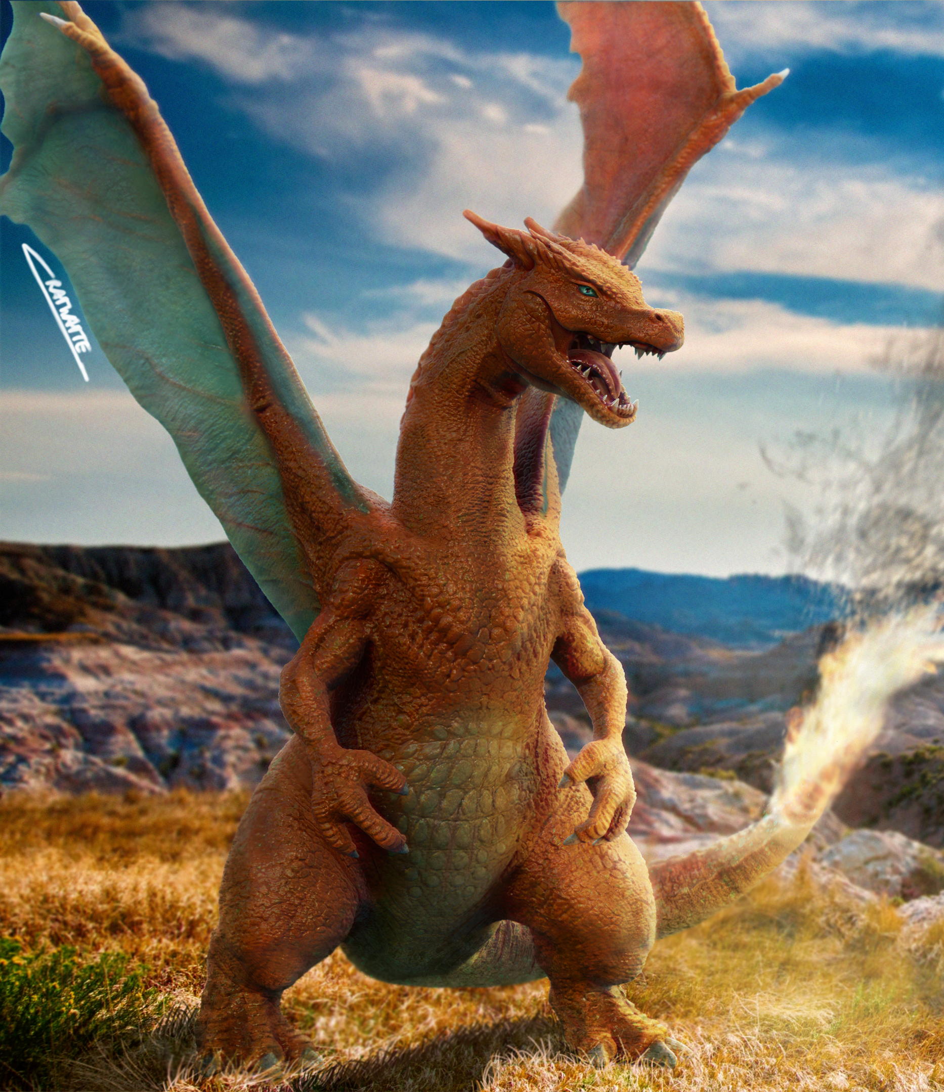 Realistic Charizard!!