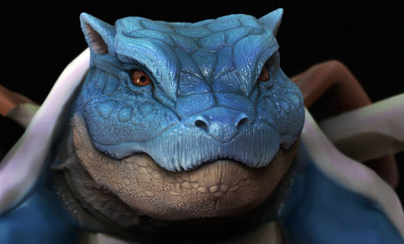 Blue turtle test render