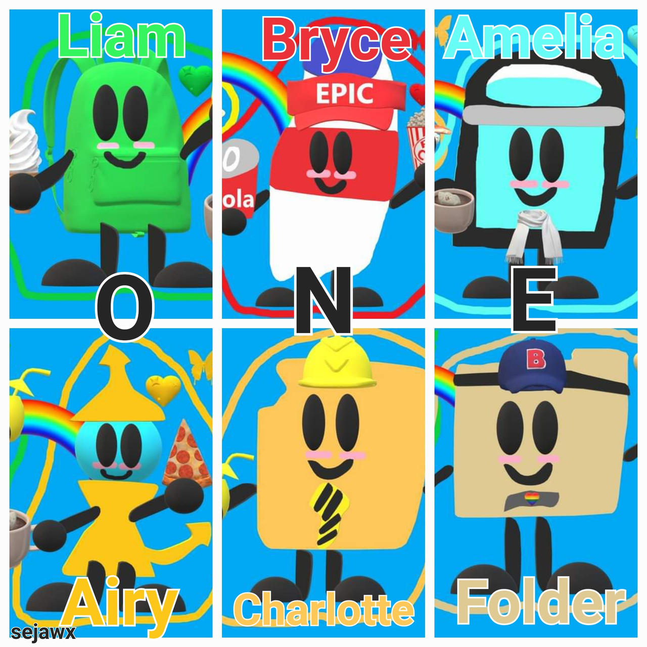 TOP 6 ONE Object Show by sejawx on DeviantArt