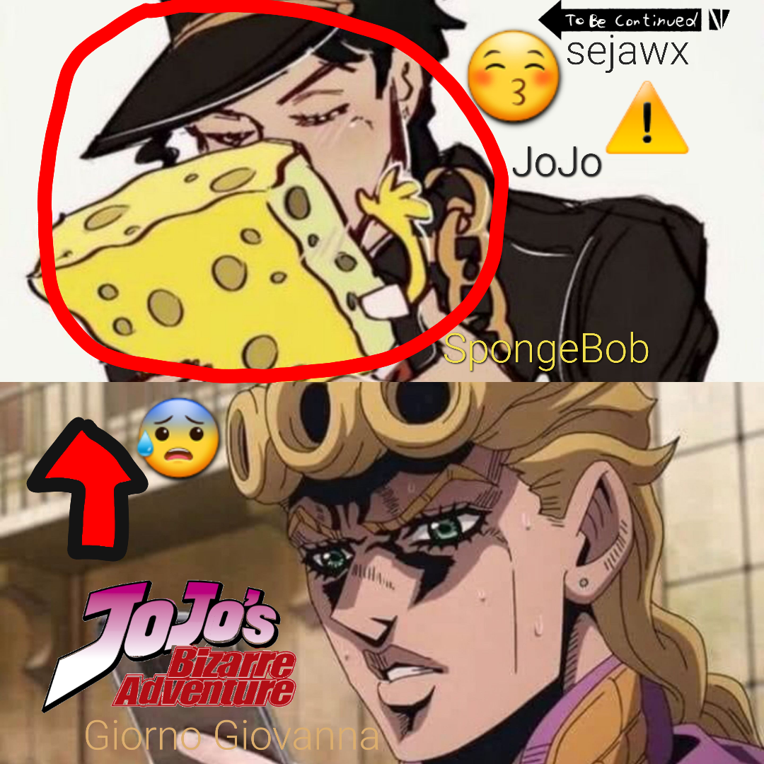 Just another Jojo and Spongebob meme, JoJo's Bizarre Adventure