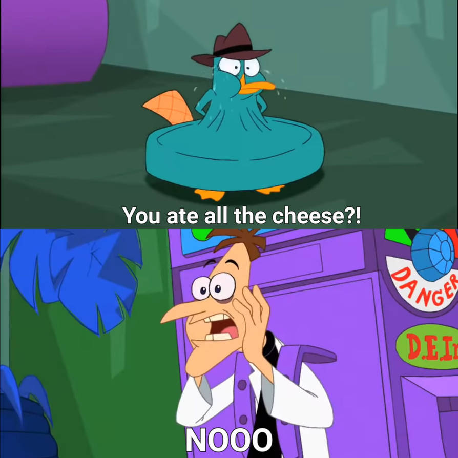 Perry The Platypus, You ate all the cheese?! by sejawx on DeviantArt
