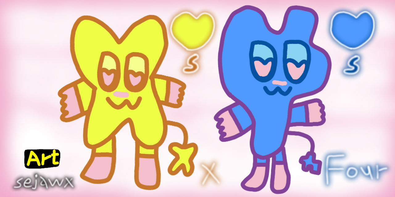 BFB BFDI X And Four Is Love Each Other Cute Art By Sejawx On DeviantArt bfb-bfdi-x-and-four-is-love-each-other-cute-art-by-sejawx-on-deviantart