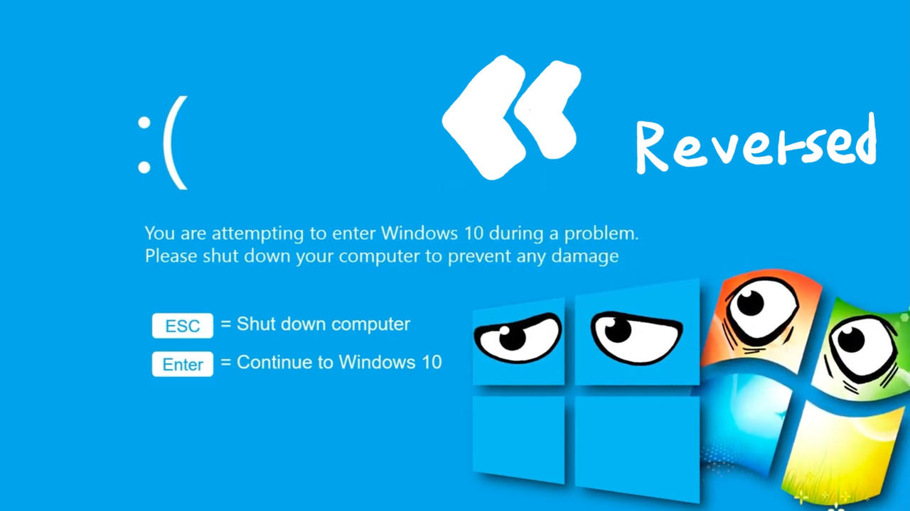 Windows 10 Kill Screen But Windows 8.1 x Windows 7 by sejawx on DeviantArt