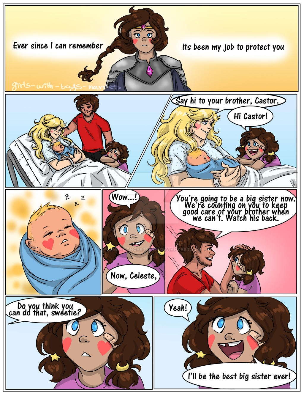Siblings Comic Page 1 by CinnamonCarter410 on DeviantArt