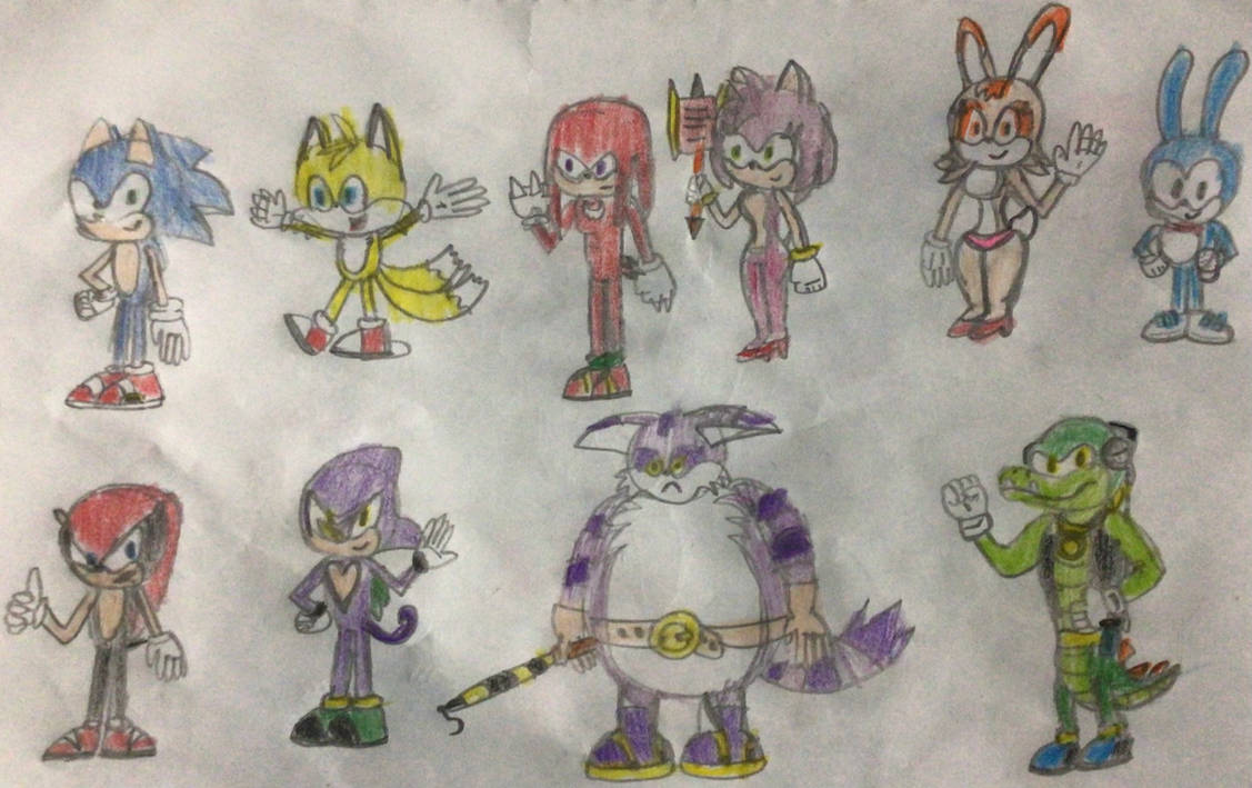 Sonic Characters Deviantart New Sonic AU - Characters. by MrJorgeA902 on DeviantArt