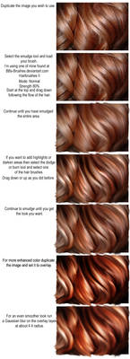 Smudged Hair Tutorial