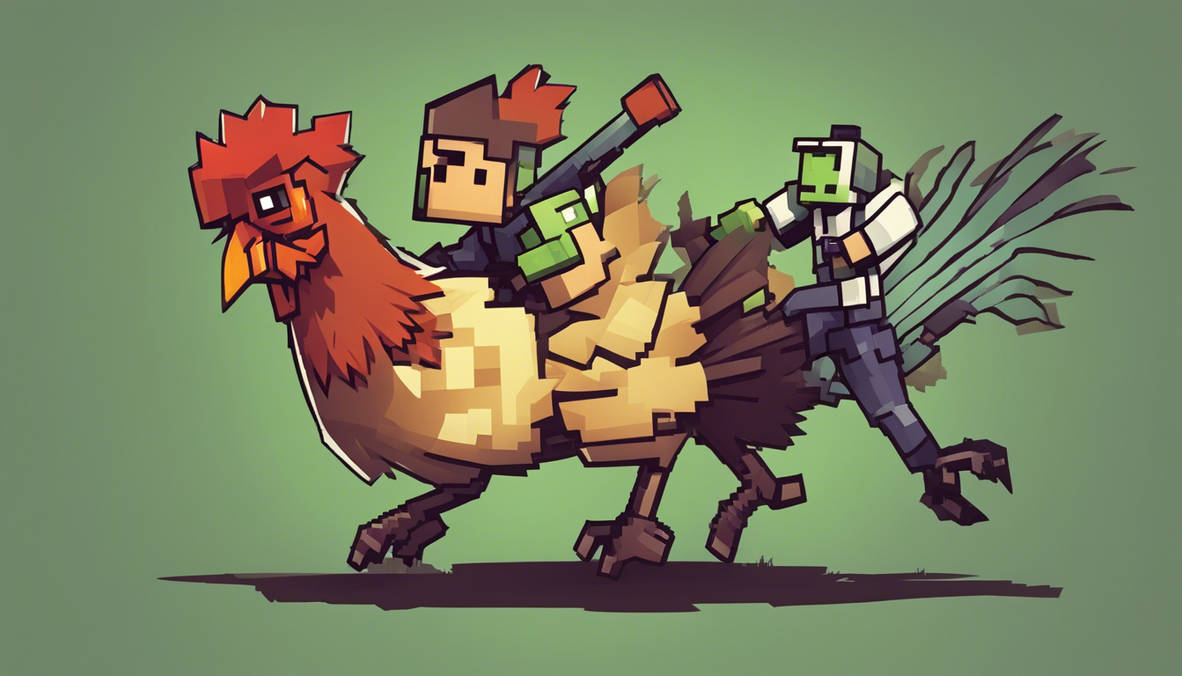 Small Person Riding Chicken Minecraft. Chicken jockey. Zombie riding chicken by tuxfluff on DeviantArt