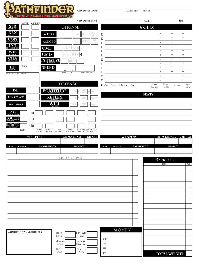 Paizo Pathfinder CCS MKIII NPC by King-Radical-II on DeviantArt