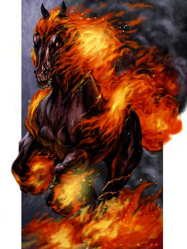 Horse on Fire