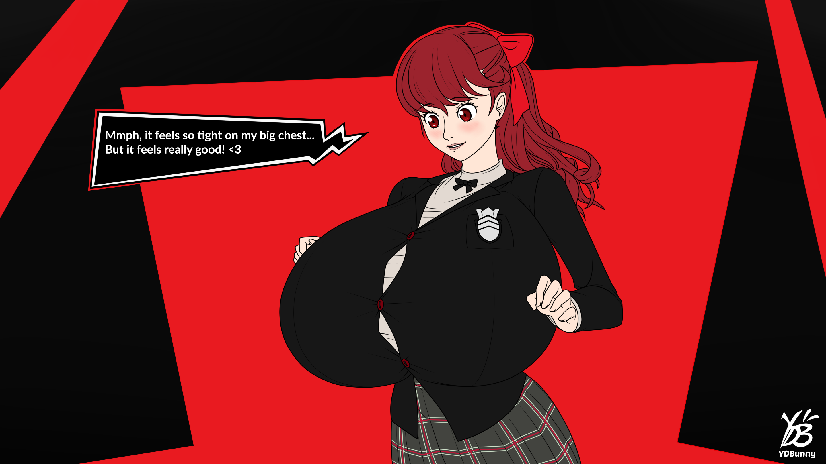 The busty phantom thief by YDBunny on DeviantArt
