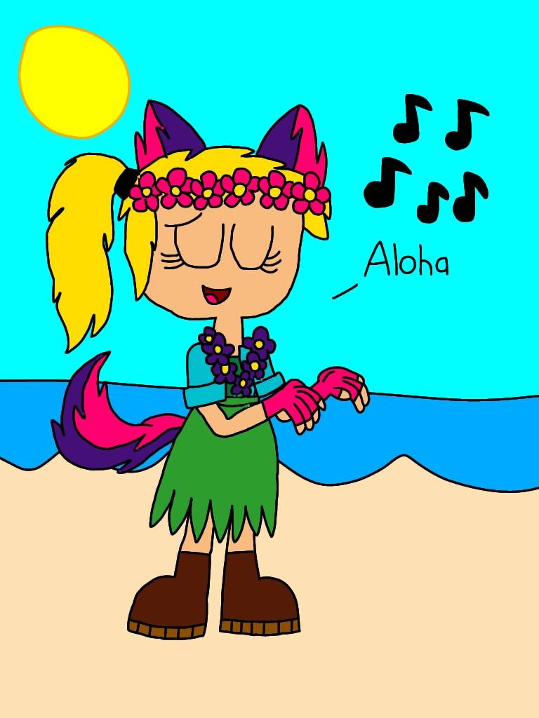 Sydney Doing The Hula Dance Alone by CyAndreaJune272010 on DeviantArt