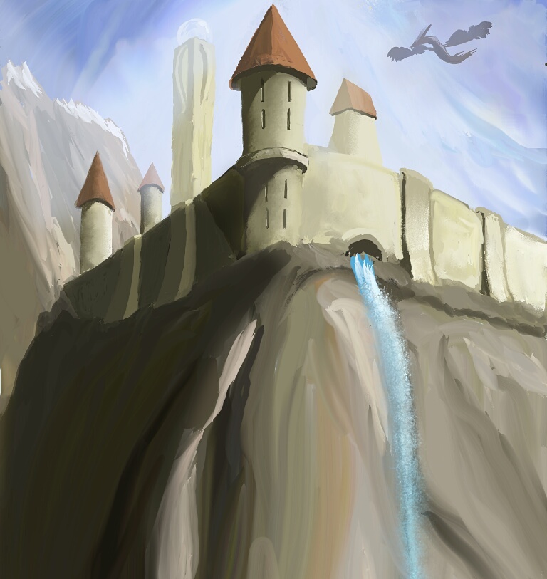 Castle in the mountains