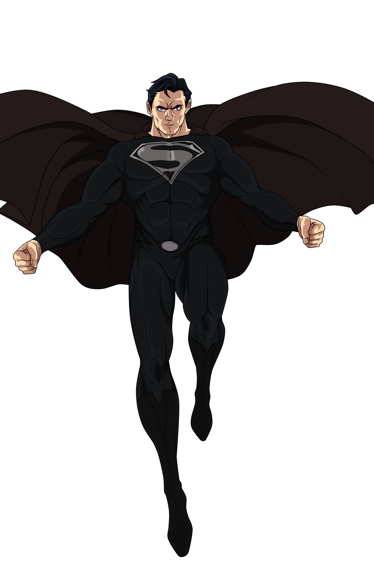 PNG: Man of Steel  Black Suit by 4n4rkyX on DeviantArt