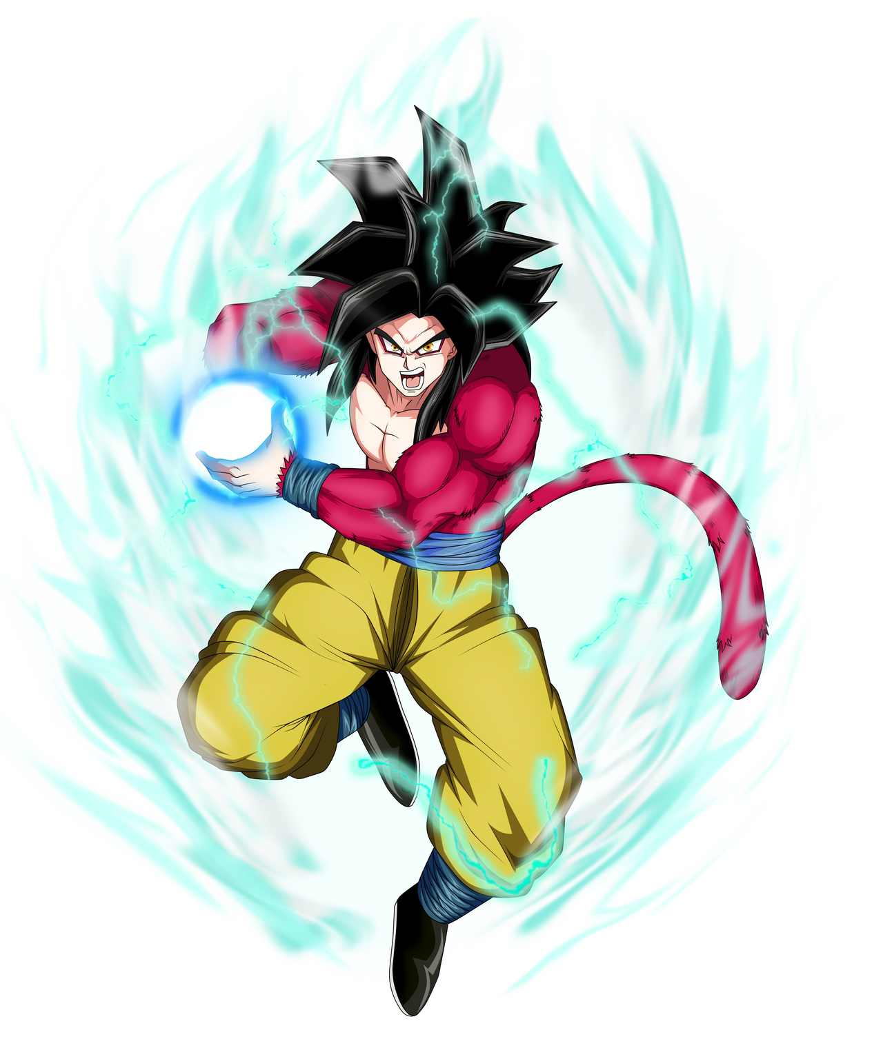 Goku Super Saiyajin 4 by Arbiter720 on DeviantArt
