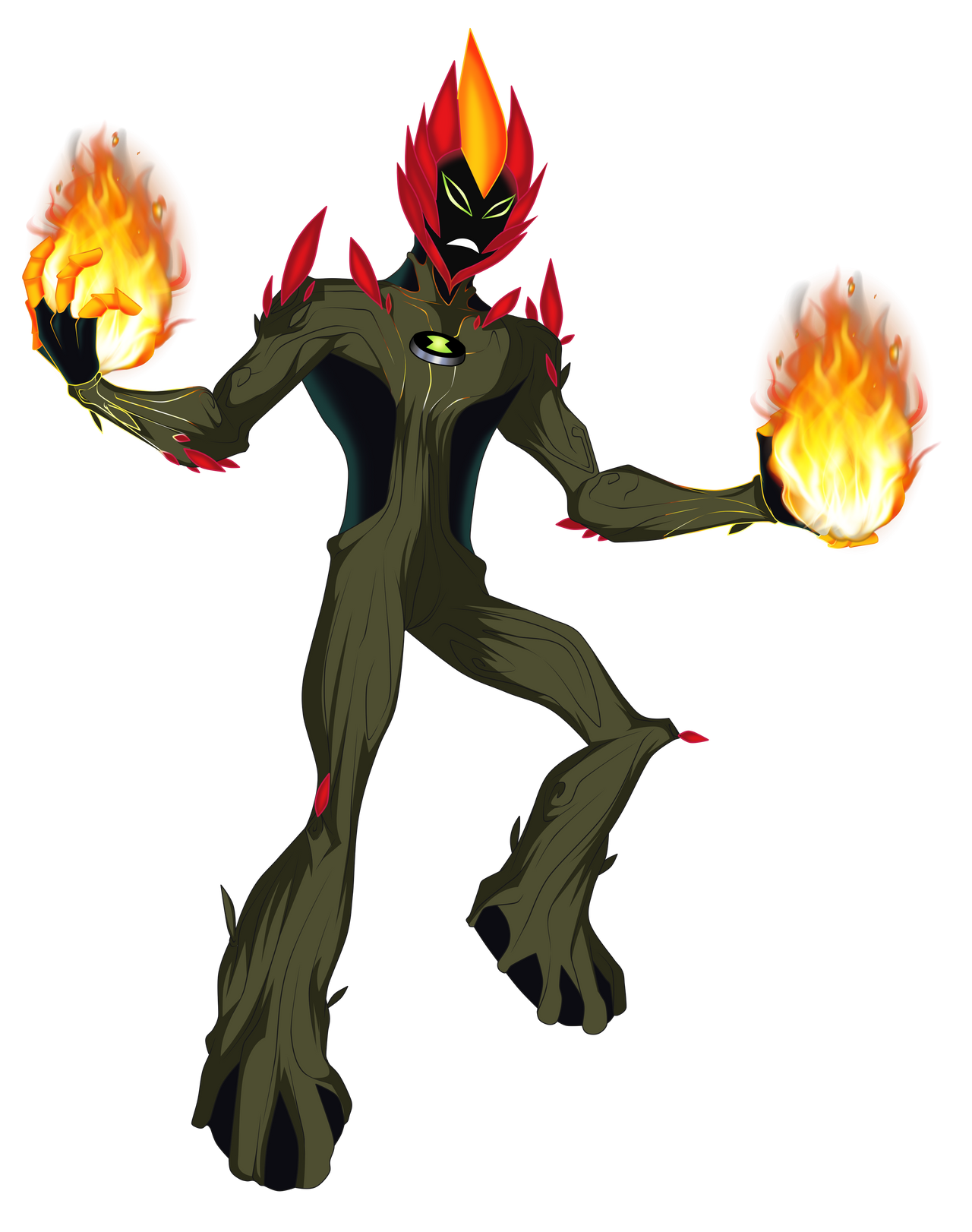 Swampfire (Ben 10) by RMRLR2020 on DeviantArt