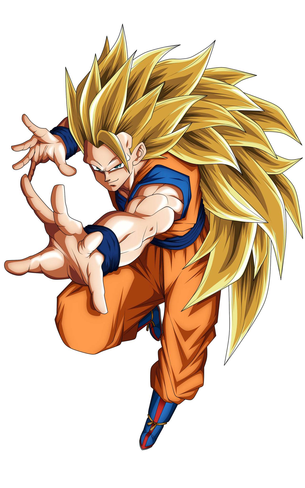 Goku Super Sayajin 3 Super forte imagem muito legal