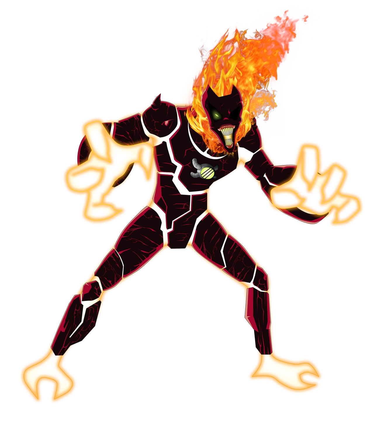 Ben 10- HeatBlast ( Fuego ) Carnitrix by RMRLR2020 on DeviantArt