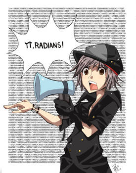 Pi, Radians