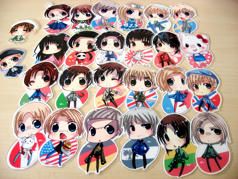 Hetalia Keychains