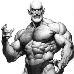 045 Old, Muscular Vampire