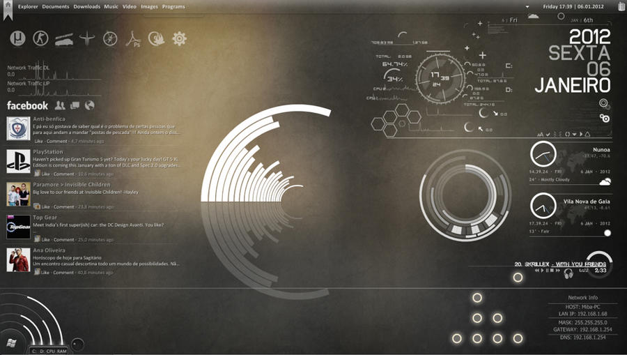 Rainmeter Customization Tech by pedromiba on DeviantArt