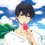 Free! : Haruka on the beach