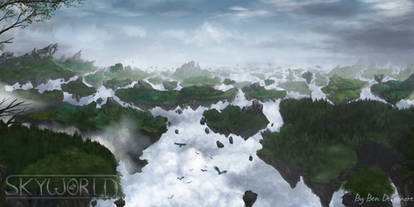 Skyworld Environment Concept Art