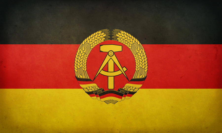 East German Grunge Flag