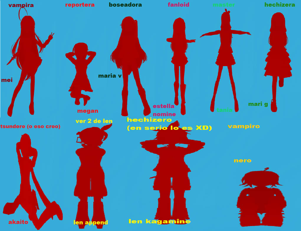 MMD personajes amigos by natyakita on DeviantArt