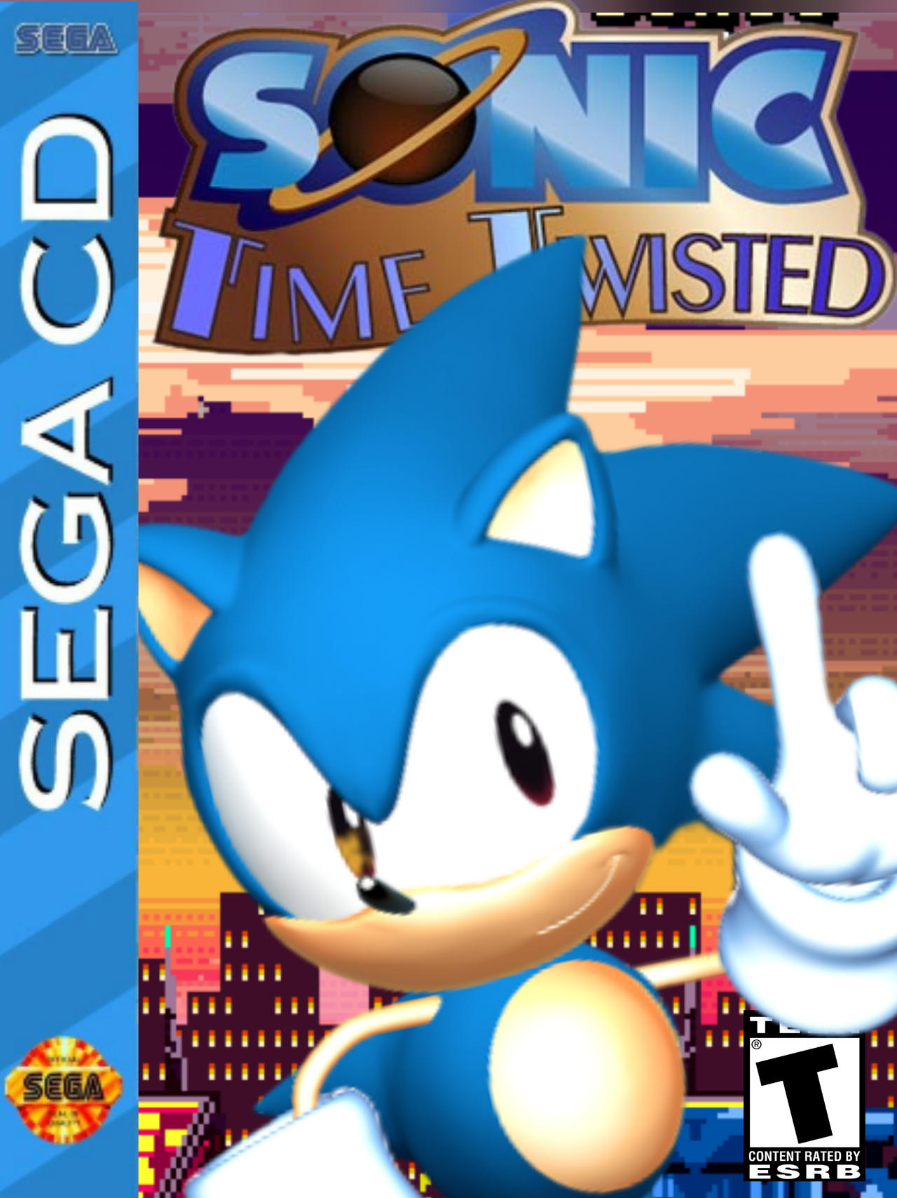 Sega Memories: My Sonic CD Art Contest Entry