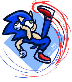 Sonic the Hedgehog (Axe Kick)