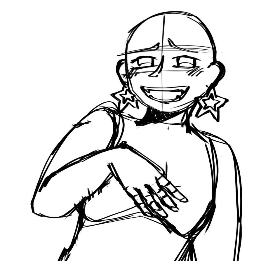 Oc Ripping A Paper Base A base for an oc by Uncompiet on DeviantArt