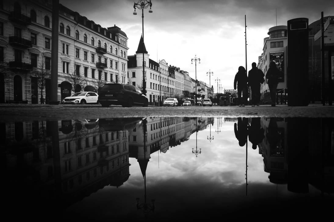 Puddle Reflection II by EmeraldHXH879 on DeviantArt