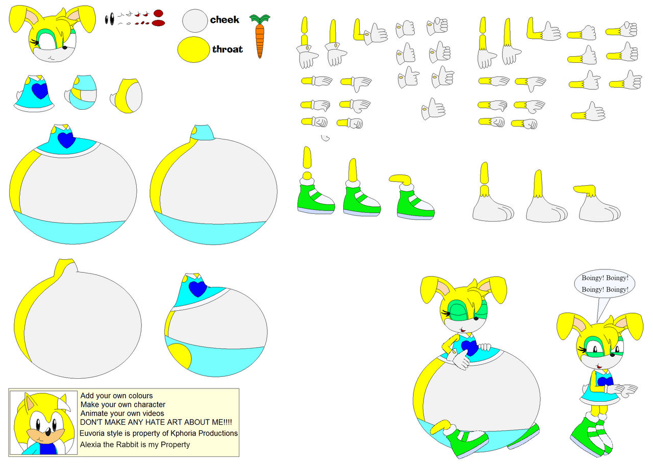 Character Builder Rabbit Alexia the Rabbit Character Builder by Alexrun902 on DeviantArt