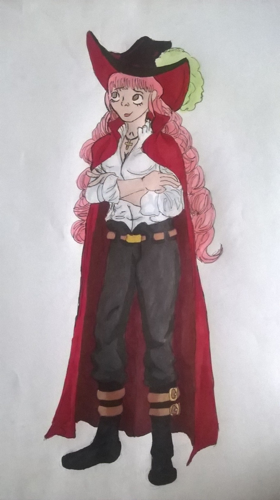 Mihawk Clothes Patterns Perona in Mihawk clothes by LyceeauxsecretsNarut on DeviantArt