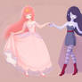 Princess Bubblegum and Marceline