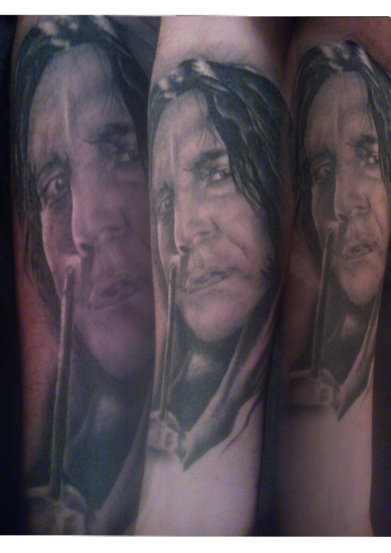 severus snape tattoo on js arm