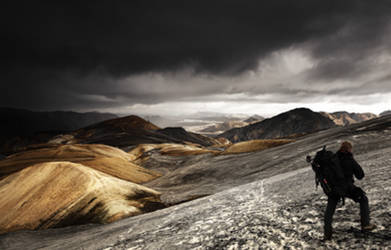 Ashes in Landmannalaugar