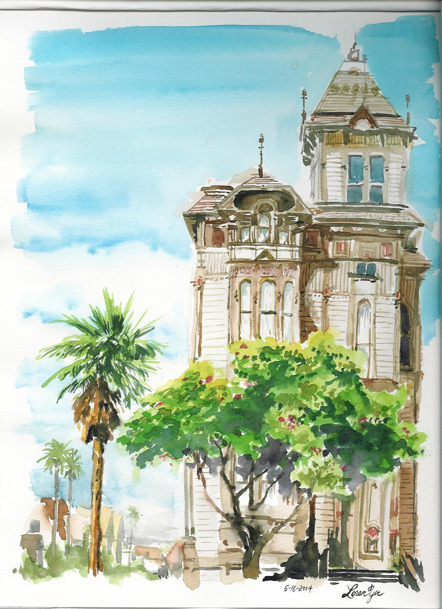 Watercolor Building